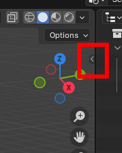 Image showing how to show tabs and enable plugin in blender